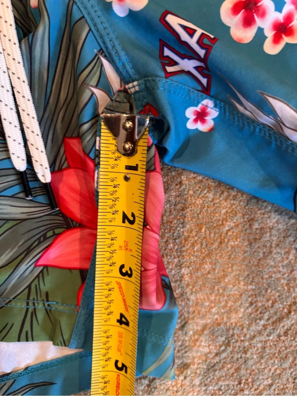 Hurley x 47 Texas Rangers Tropical Swim Trunks Men’s M